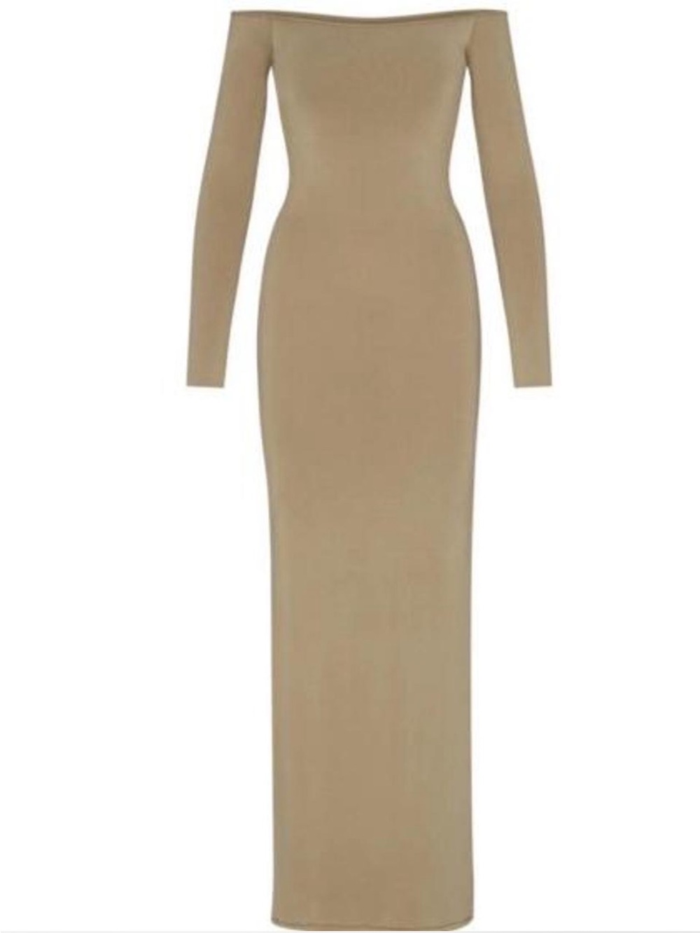 SKIMS Lounge Off the Shoulder Long Sleeve Maxi